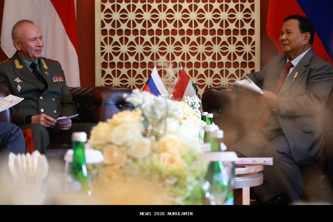 Temui Putin di Moskow, Prabowo Perkuat Kerja Sama Dagang RI-Rusia