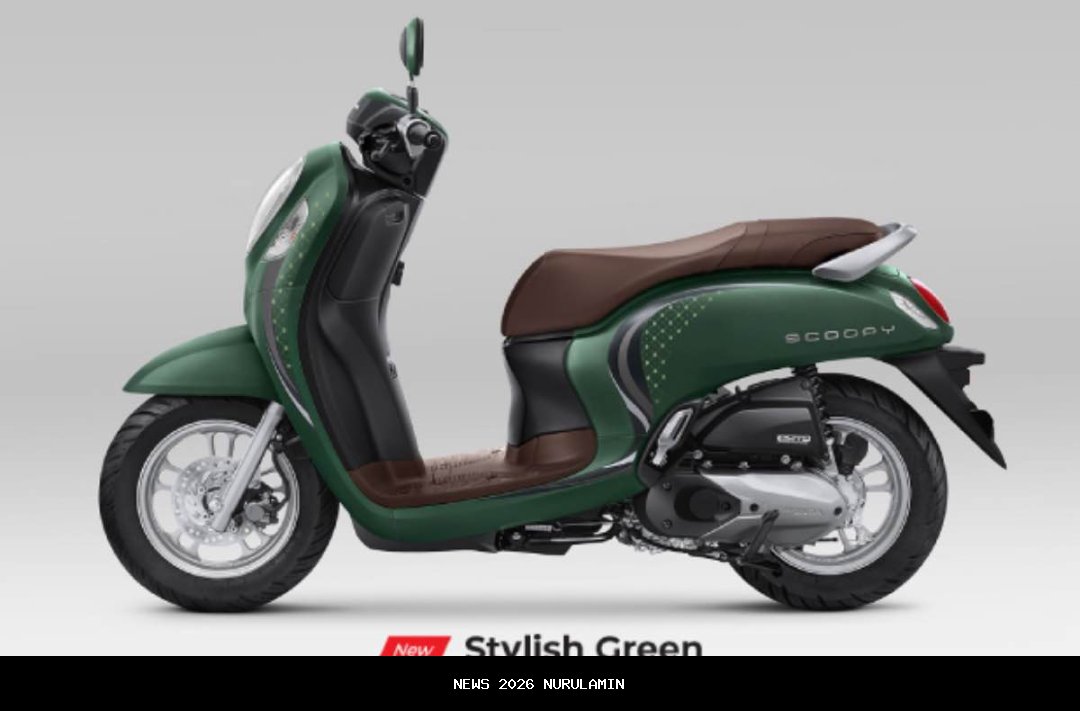 Honda Scoopy 2026 Tipe Termurah Membuat Kaget! Warna Hijau Tosca Cantik dengan Harga Terjangkau