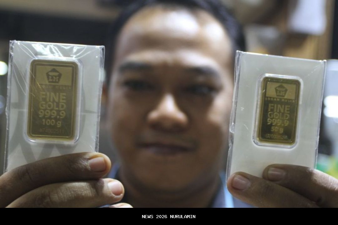 Periksa Harga Emas Antam di Tahun Baru, Apakah Naik atau Turun?