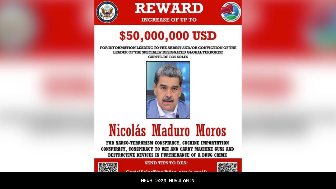 Kondisi Nicolas Maduro Pasca Ditangkap Agen FBI, Presiden Venezuela Tiba di New York