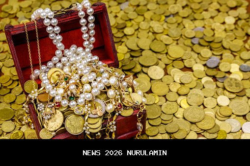 Pegar emas yang memikat perhatian warganet