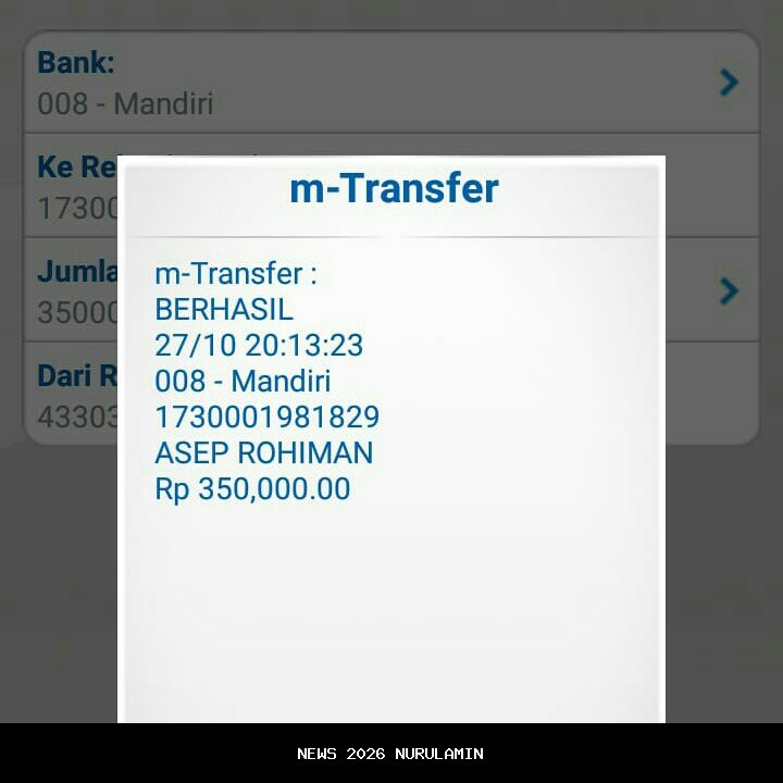 Warga Sewon Kehilangan Rp73 Juta Setelah Terima Pesanan Ikan, Curiga Rekan Kirim Bukti Transfer 37 Kali