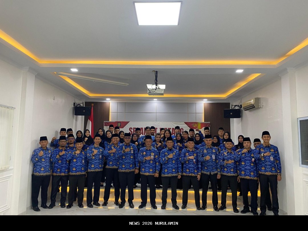 Teguhkan Komitmen Pelayanan, Lapas Batulicin Gelar Upacara HUT KORPRI ke-54