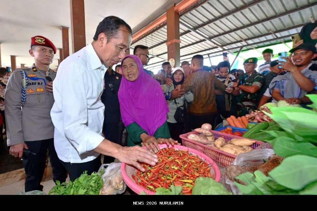 Harga dan Stok Bahan Pokok di Pasar Sebukit Rama Mempawah Stabil Jelang Nataru