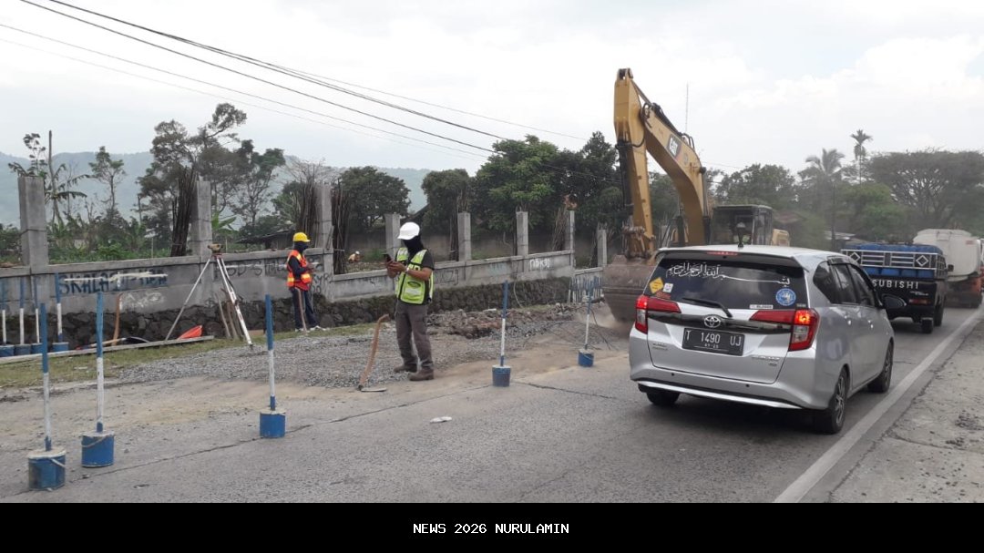 Jembatan Pasar Gempol Klaten Ambles, Warga Diarahkan ke Jalur Alternatif