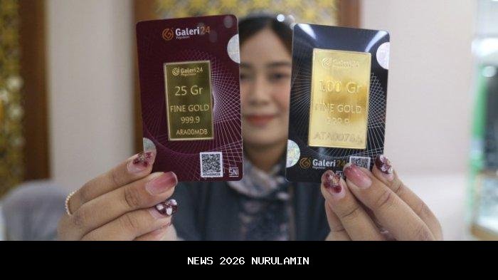 Harga emas hari ini melonjak, warga Kaltara bisa cek Antam H+2 Natal