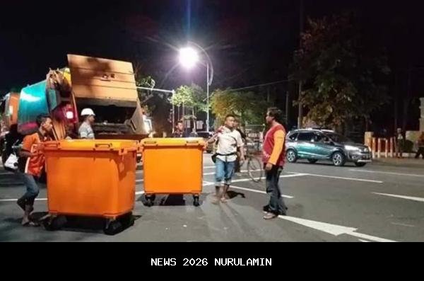 Tak Ada Pesta, Sampah Tahun Baru Surabaya Turun Drastis Hanya 5 Ton