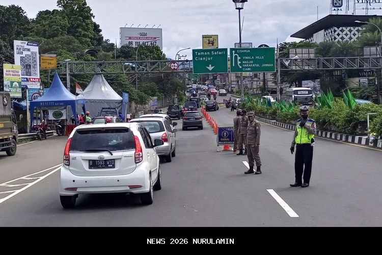 Kapolda Jabar Pantau Arus Lalu Lintas di Puncak Bogor, Kenaikan Kendaraan Mencolok Saat Libur Nataru