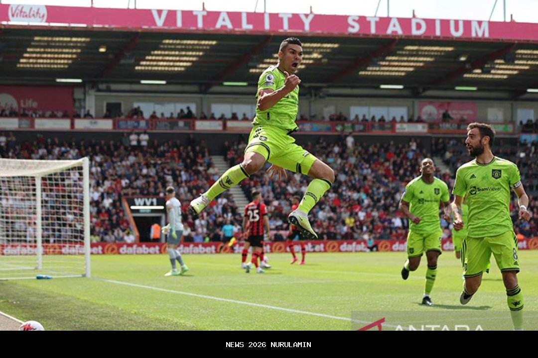 Rice jadi pembeda, Arsenal pulang dari markas Bournemouth dengan tiga poin