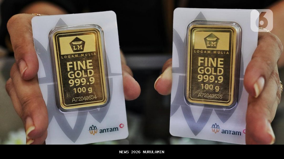 Harga emas Pegadaian melonjak, UBS naik Rp23 ribu per gram