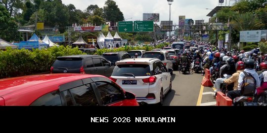 Jalur Puncak Kembali Ramai, Jalur Satu Arah Diterapkan Bergantian