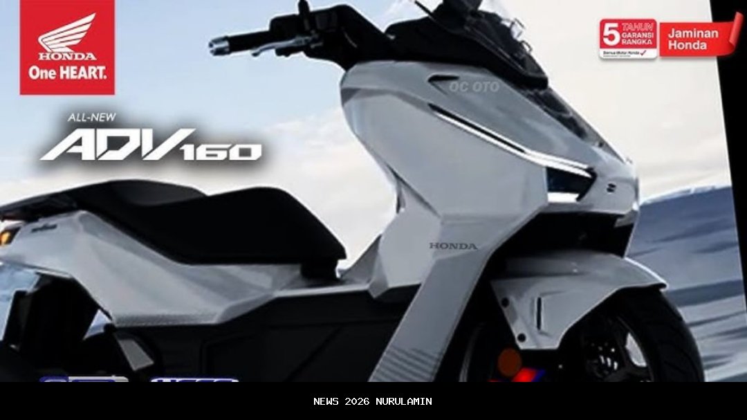 Cicilan Honda ADV 160 2026 Mulai Rp 800 Ribu, Skutik Gagah Siap Temani Petualanganmu!