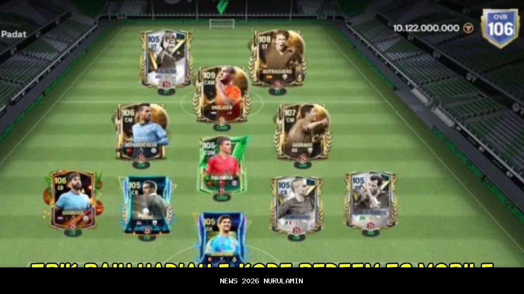 Kode redeem FC Mobile terbaru 3 Januari 2026: hadiah gratis menanti