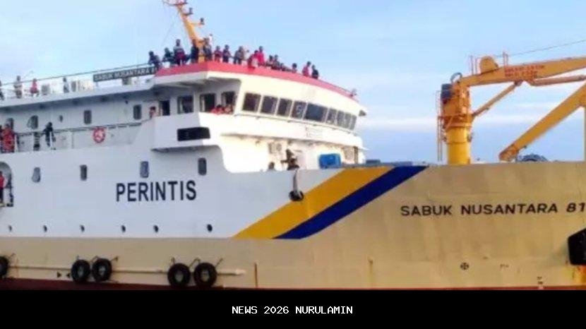 Jadwal Tol Laut KM Sabuk Nusantara 86 Desember 2025, Tiba di Pelabuhan Mayau Malut Besok