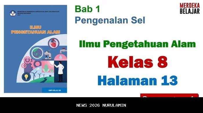 Kisi-kisi Soal IPA Kelas 8 SMP Semester 1 2025 Lengkap Kunci Jawaban
