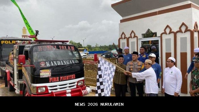 Relawan HSS Berangkat ke Sekumpul Martapura Bantu Pasok Air Bersih dan Tenaga Kebersihan