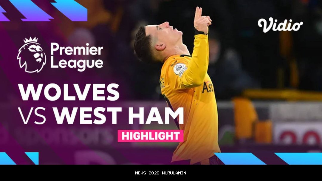 Sedang berlangsung Wolves vs West Ham di Liga Inggris, West Ham diprediksi unggul 0-2