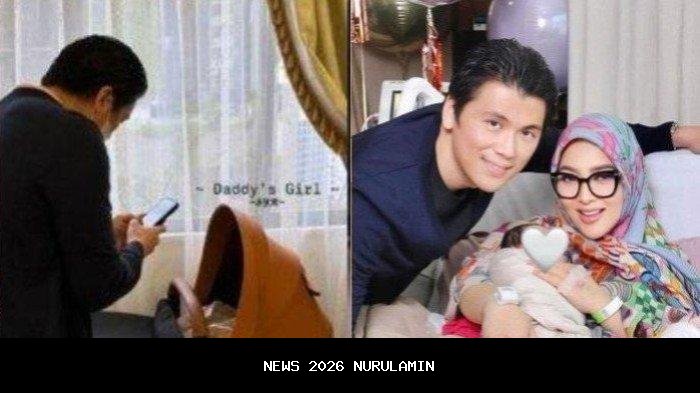 Wajah diduga anak pertama Syahrini dan Reino Barack beredar di media sosial
