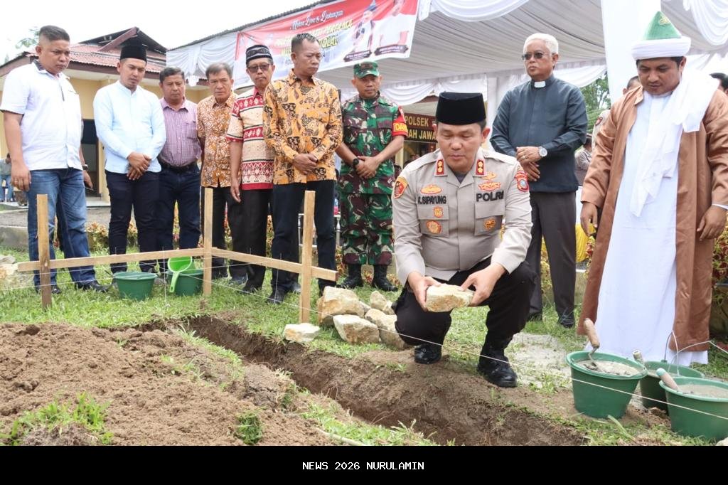 Kapolres Simalungun Pantau Pembangunan SPPG Polsek Tanah Jawa yang Sudah Tahap Akhir