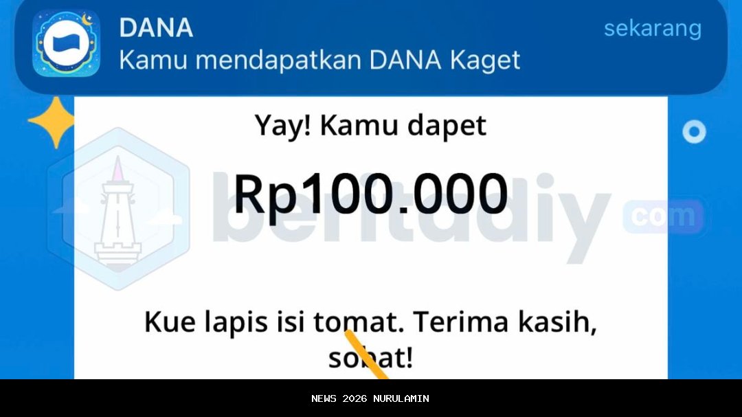 Ambil! Link DANA Kaget 3 Januari 2026, Klaim Saldo Gratis 100Rb Cuan Uang Elektronik