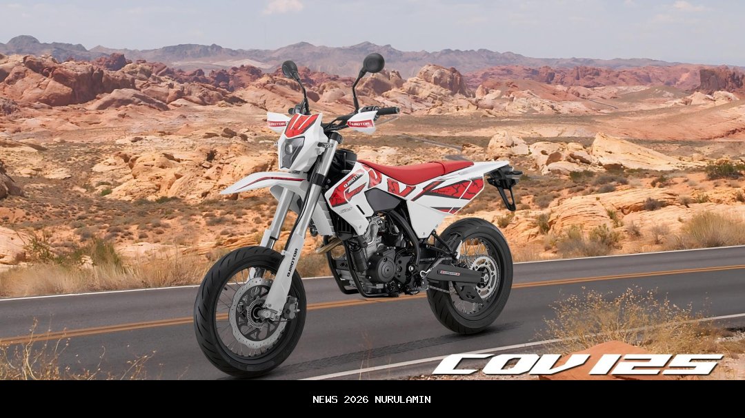QJMotor COV 125 M 2026: Motor 125cc dengan Nuansa Supermoto untuk Pengguna Harian Kota