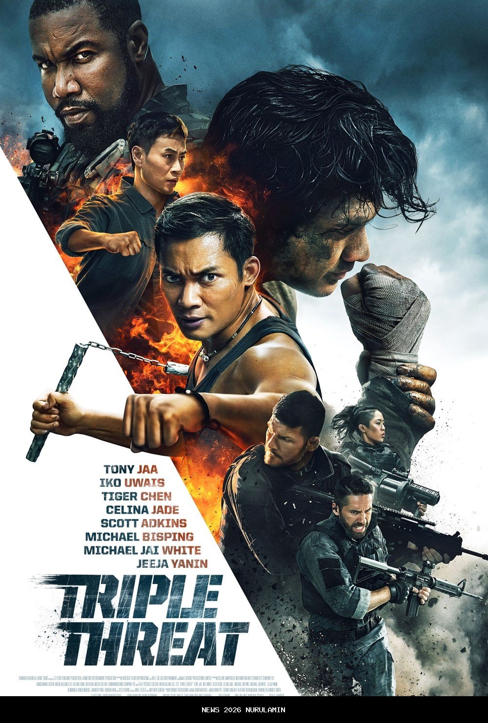 Iko Uwais Bawa Silat ke Dunia Melalui Film Triple Threat