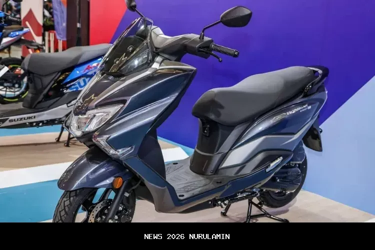 Skutik premium Suzuki Burgman 125 ADX tampil futuristik, cek harga dan fiturnya