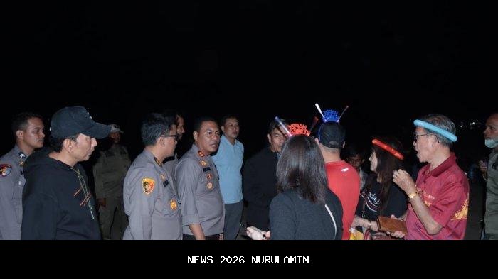 Polres Tulangbawang Jamin Kondusifnya Ibadah Tahun Baru di Penawartama