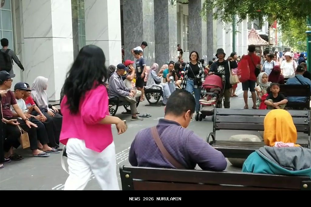 Becak kayuh Malioboro tersisih di tengah membeludaknya wisatawan libur Nataru 2026