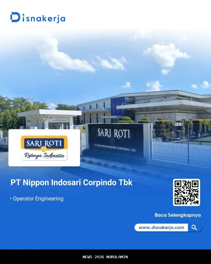 Lowongan Kerja di Cikarang dari PT Nippon Indosari, Cek Posisi dan Link Daftar