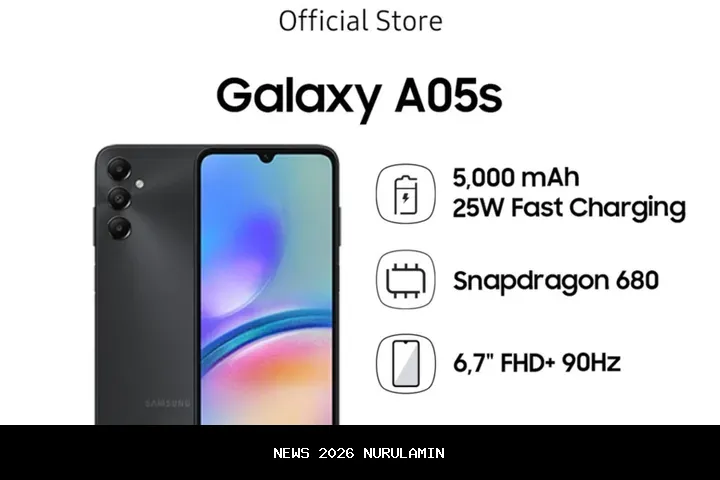 Perbandingan kamera depan Samsung A05s vs A04s, apakah harga HP Samsung A05s atau A04s tahun 2026 layak?