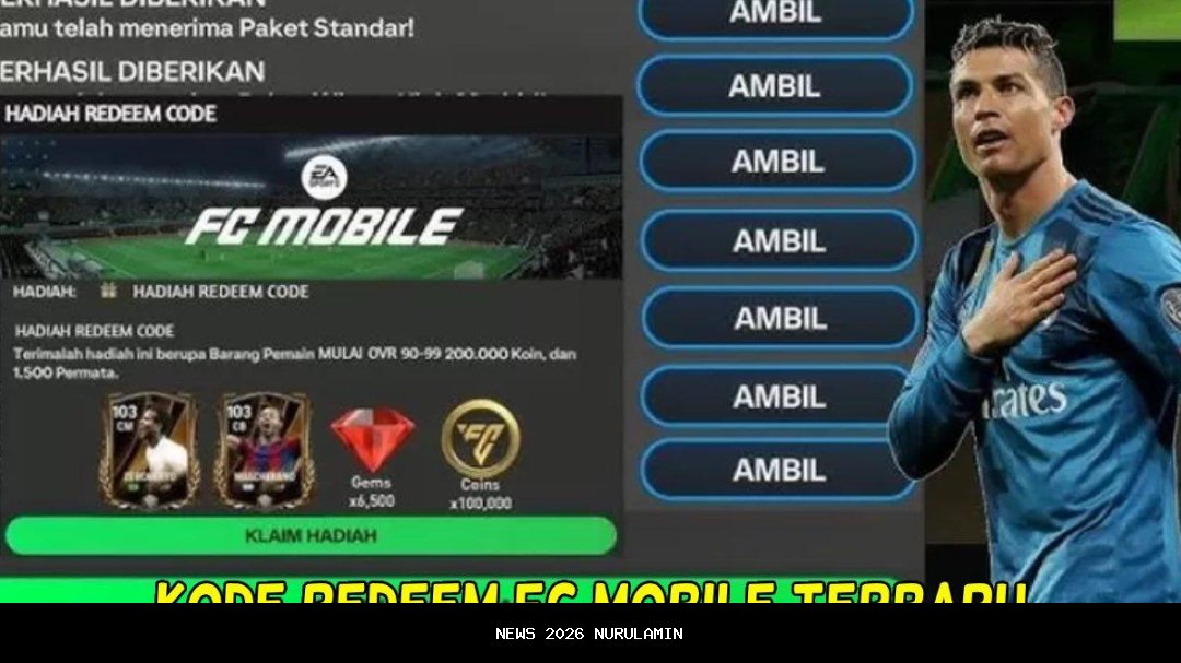 Update Kode Redeem FC Mobile 13 Desember 2025: Hadiah Banyak untuk Pemain Legenda!