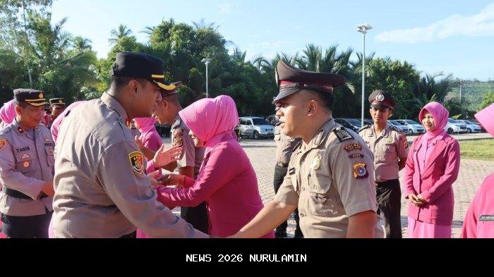 60 Anggota Polres Pidie Jaya Naik Pangkat, Termasuk Satu BKO Brimob