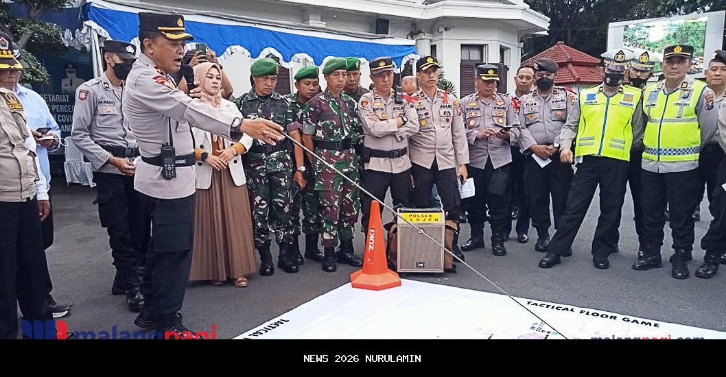Pengamanan Tahun Baru di Sidoarjo Dikerahkan 1.125 Personel Gabungan