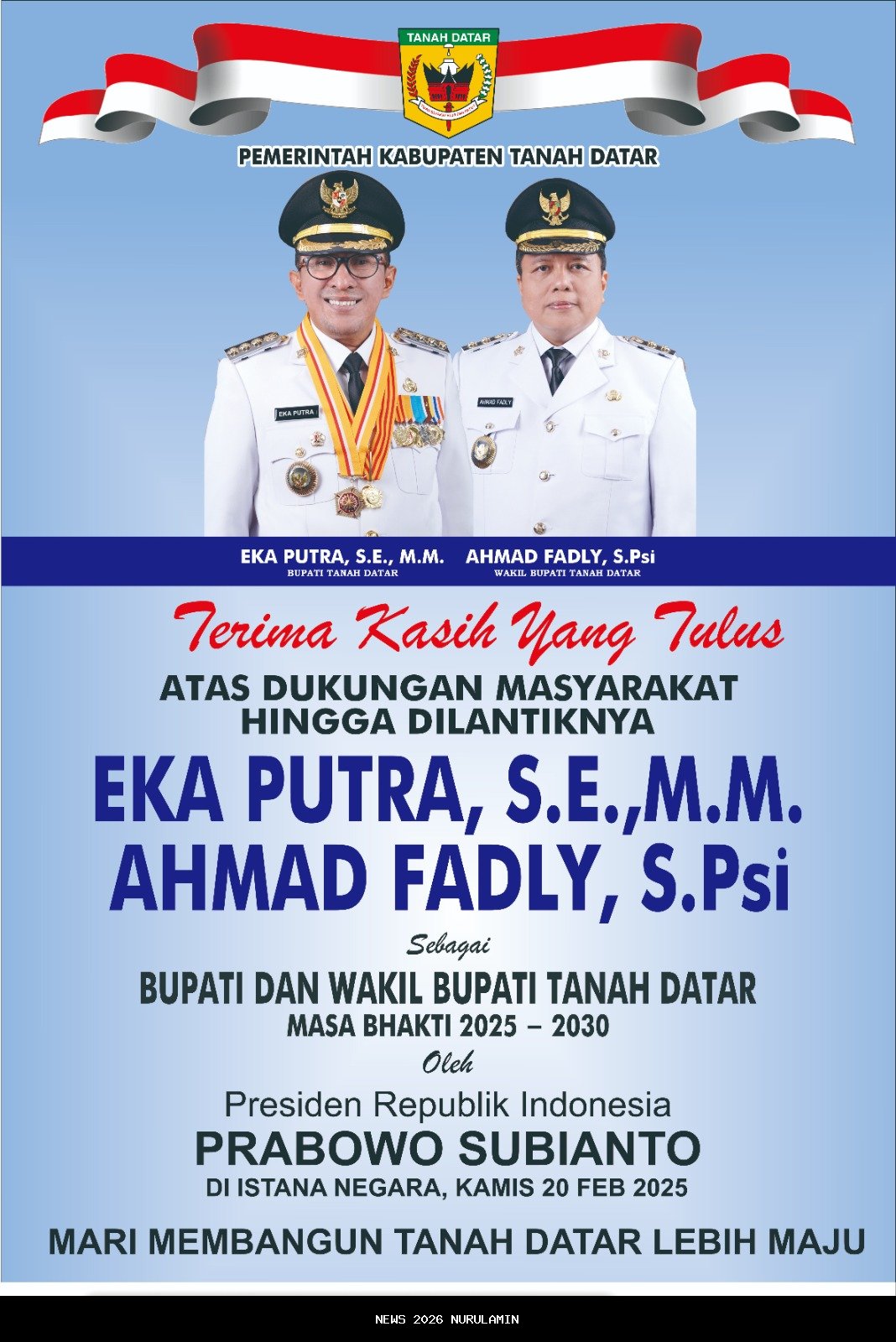 Mahyeldi Ditantang Warga Malalo dan Padang Laweh, Wakil Bupati Tanah Datar Beri Respons Ini