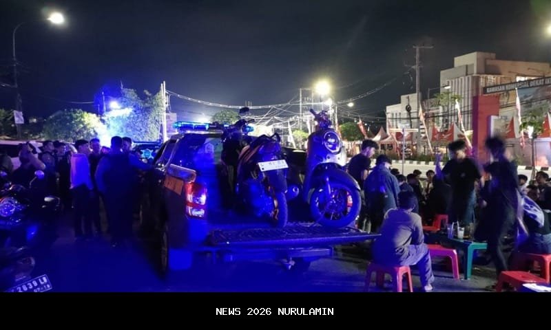 Polresta Balikpapan Tangani Balap Liar di Taman 3 Generasi dan Jalan Sudirman, 2 Motor Disita