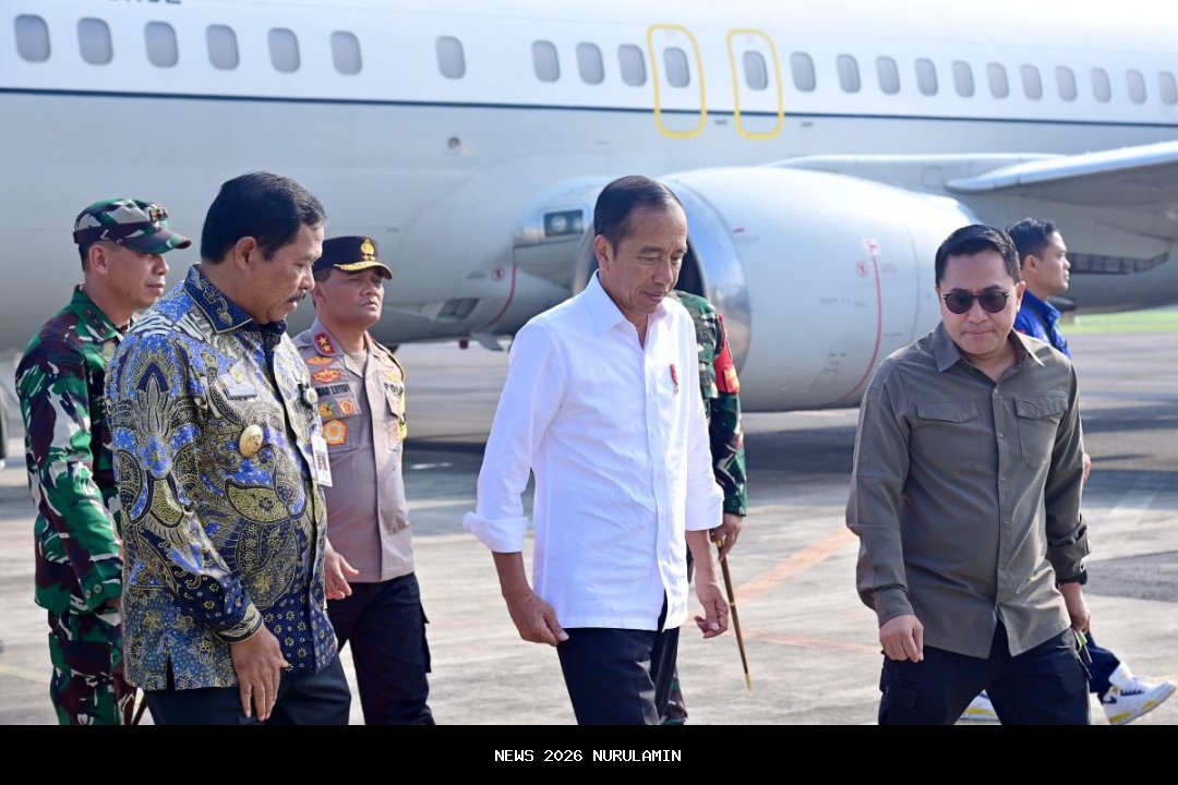 Presiden Tiba di Kualanamu, Tinjau Banjir dan Longsor Sumut-Aceh