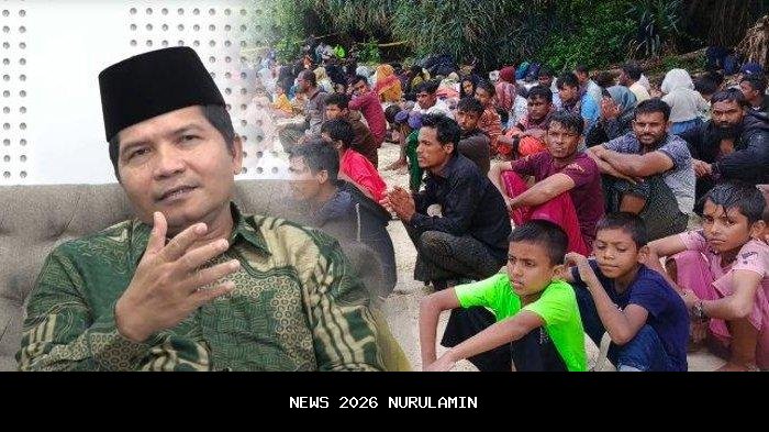 Pengungsi Langkahan Menangis Minta Hunian Sementara dari Ketua PP Aceh Utara