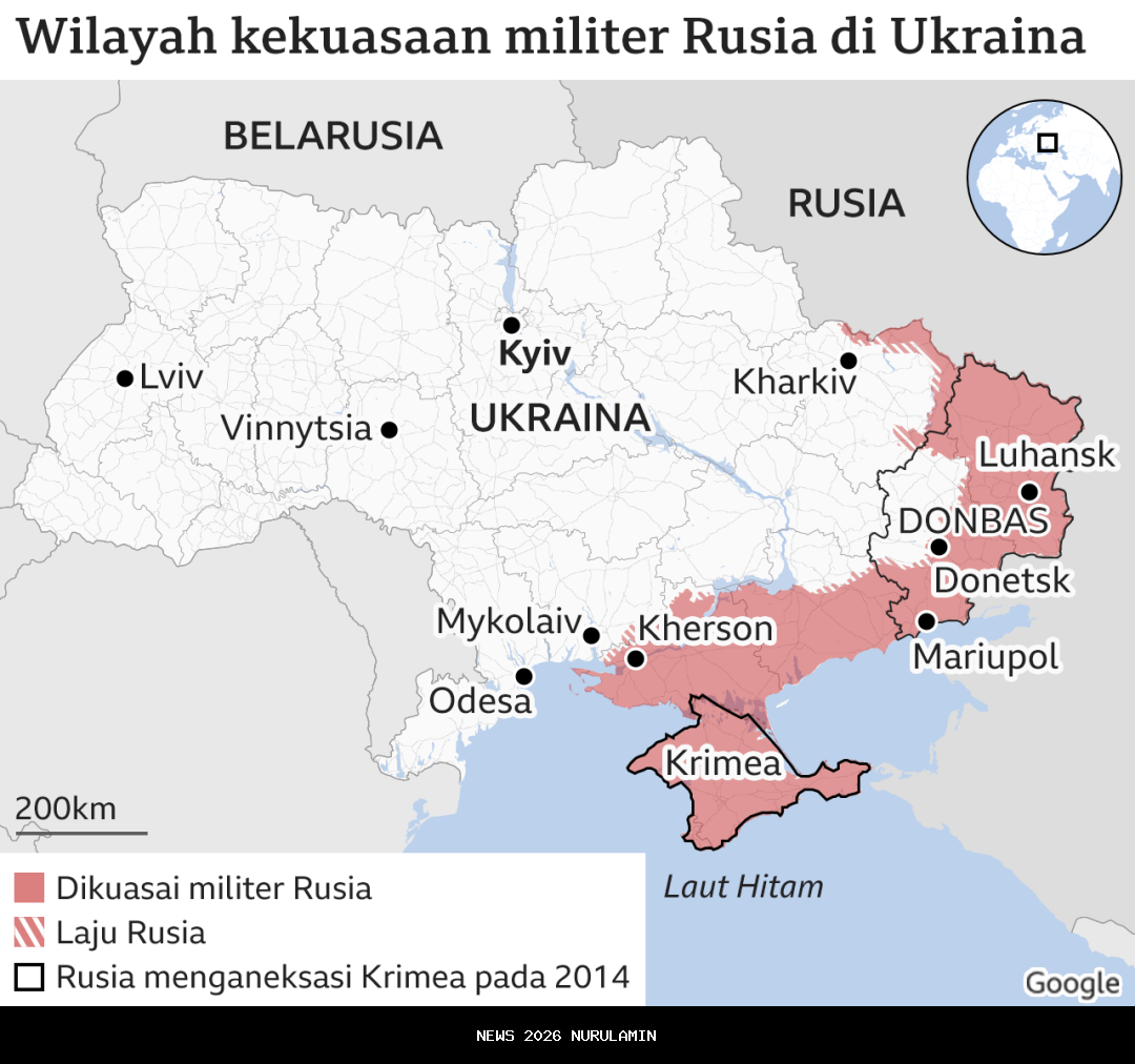 Pasukan Rusia Kian Tertekan, Ukraina Kuasai Lima Desa Strategis