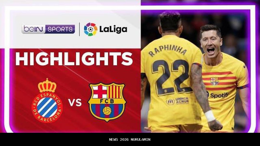 Lewandowski dan Olmo Bawa Barcelona Kalahkan Espanyol 2-0