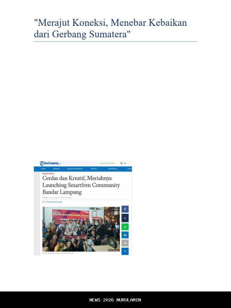 Menebar Kebaikan dari Bencana Sumatera