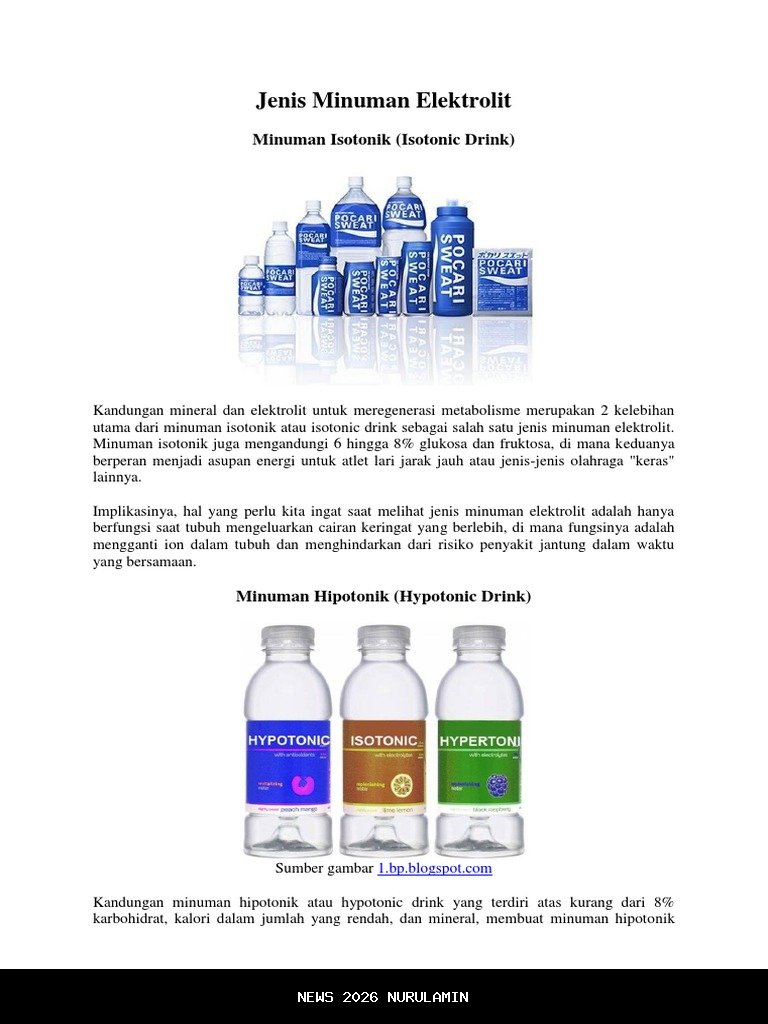 Delapan Minuman Elektrolit untuk Hidrasi, Termasuk Air Kelapa