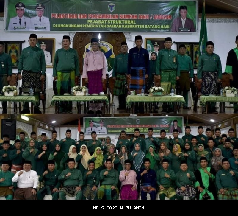 9 Pejabat Masuk Tiga Besar Kepala Dinas di Pemkab Batang Hari