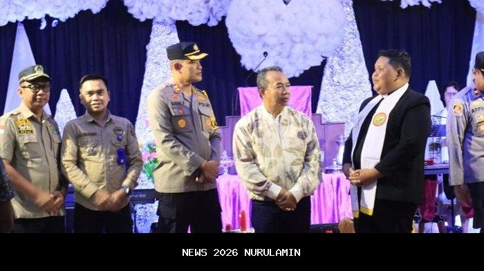 Bupati Tapin dan Kapolres Pantau Kendala CCTV di Pos Pengamanan Natal dan Tahun Baru