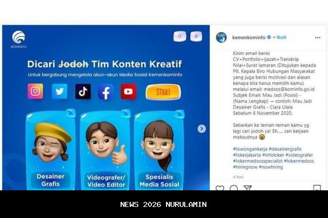 Diskominfo Bantul Umumkan Lowongan Kerja Baru, 3 Posisi Tersedia dengan Persyaratan Jelas