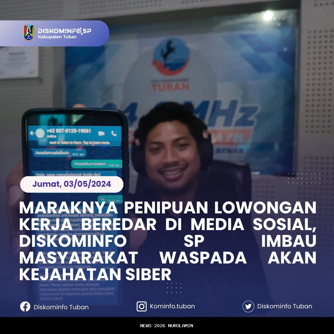 Kadiskominfo Majalengka imbau masyarakat waspada penipuan di media sosial dan transaksi digital