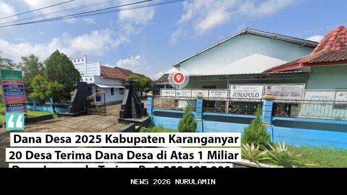 23 Desa di Karanganyar Terima Dana Desa Rp1,8 M Tertinggi 2025