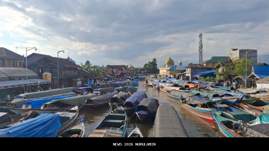 Jemaah Padati Dermaga Murung Saat Momen 5 Rajab di Sungai Sekumpul Martapura Banjar
