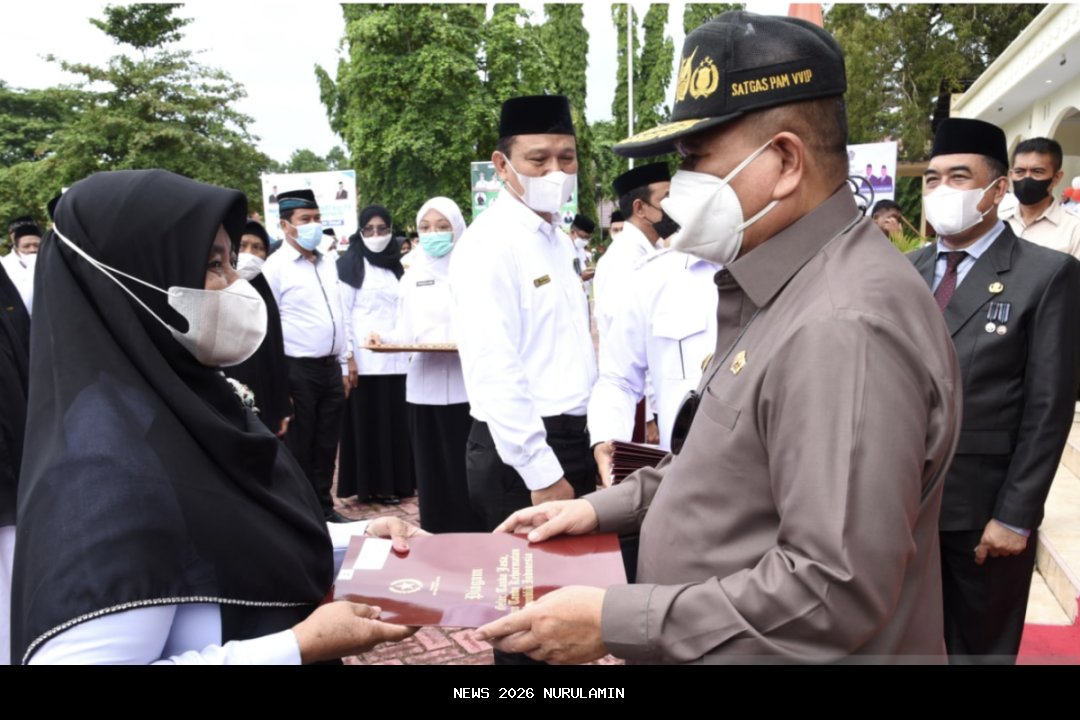 Usai Upacara HAB ke-80, 45 ASN Kemenag Gorontalo Terima Penghargaan Satyalancana Karya Satya