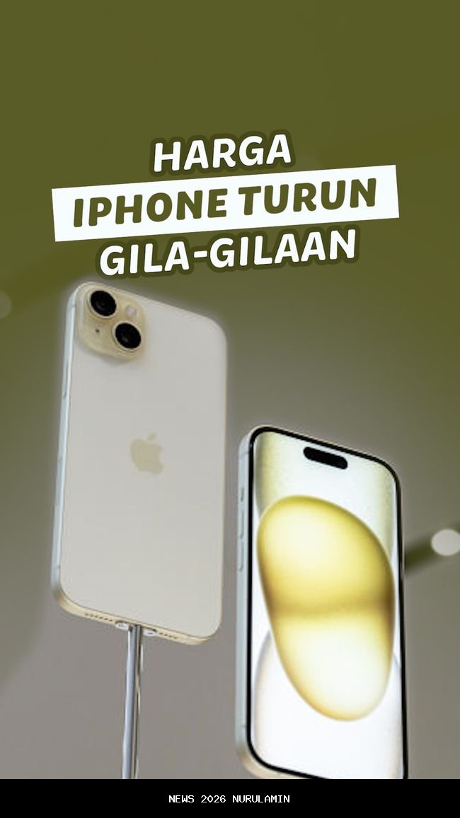 Harga iPhone 2026 Turun Drastis, Mulai Rp1 Jutaan hingga Rp15 Juta, Ini Daftar Lengkapnya